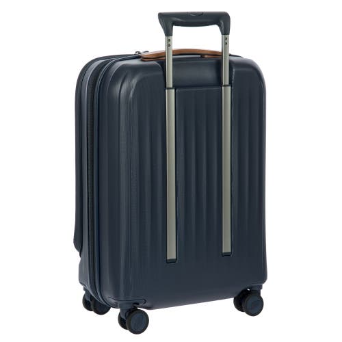 Bric's Taormina 21" Carry-on Expandable Spinner With Pocket In Blue