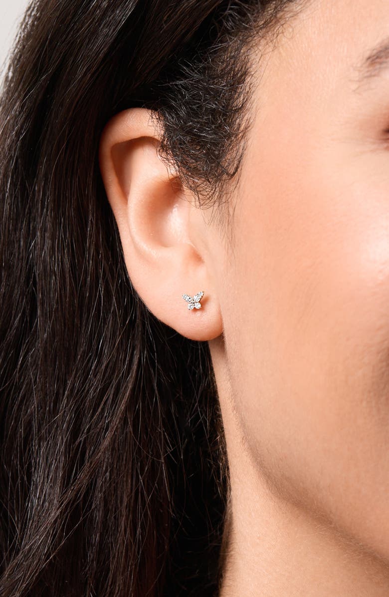 Bony Levy Liora Diamond Butterfly Stud Earrings, Alternate, color, 