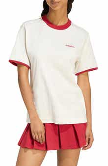 adidas Embroidered Logo Crewneck T-Shirt