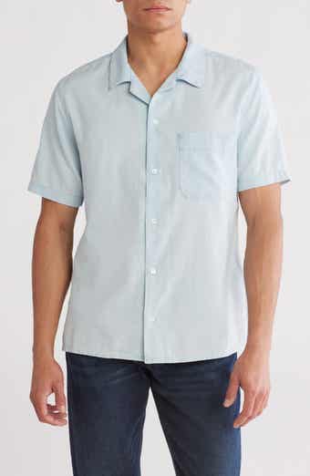 FRAME Chambray Camp Collar Shirt