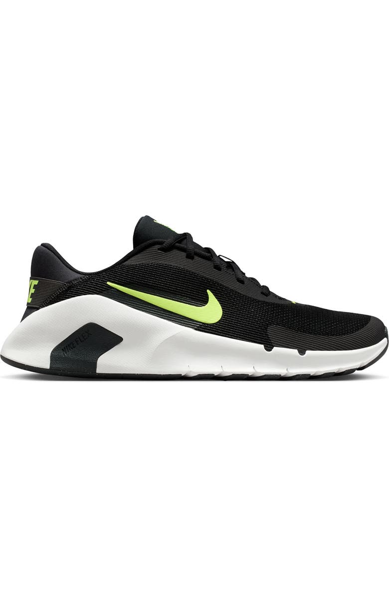 Nike Flex Train Athletic Training Shoe, Alternate, color, Black/ Volt