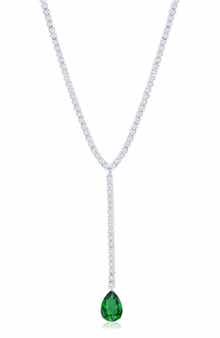 SUZY LEVIAN Gala Lariat Tennis Necklace
