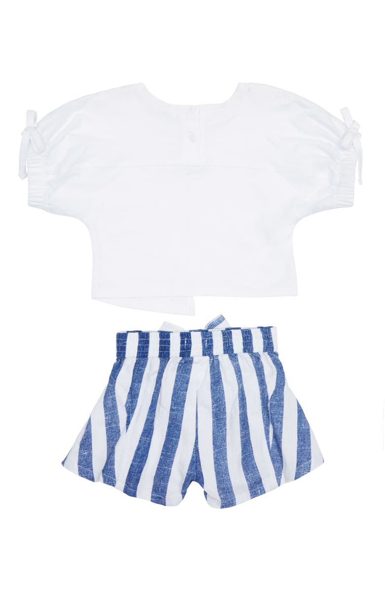 Habitual Kenna Shirt & Stripe Shorts Set, Alternate, color,