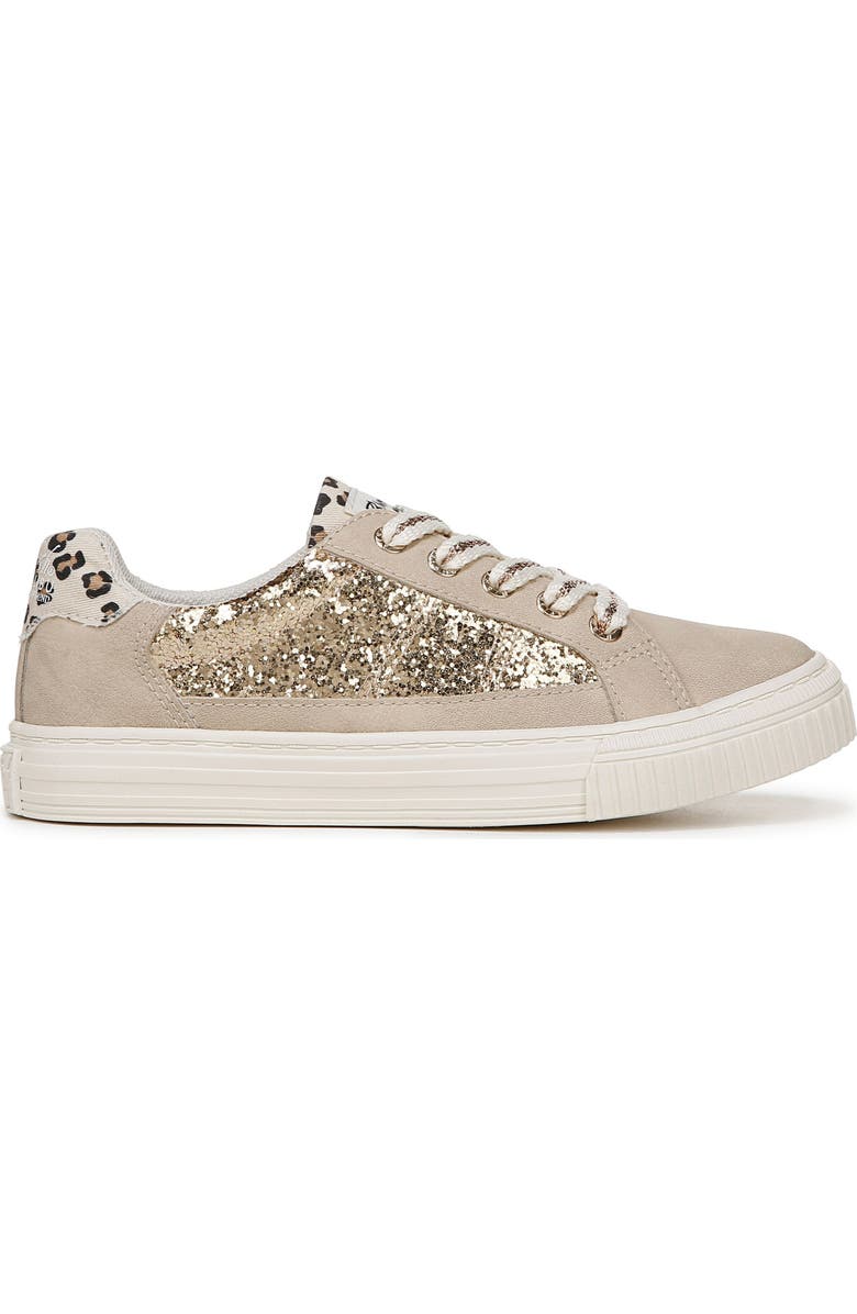 Blowfish Malibu Kids' Amaze Glitter Sneaker, Alternate, color, Gold Multi