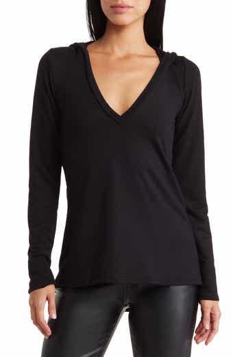 GO COUTURE Hooded Tunic Sweater