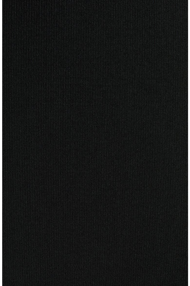 Open Back Long Sleeve Compact Jersey Dress, Alternate, color, 1000 BLACK