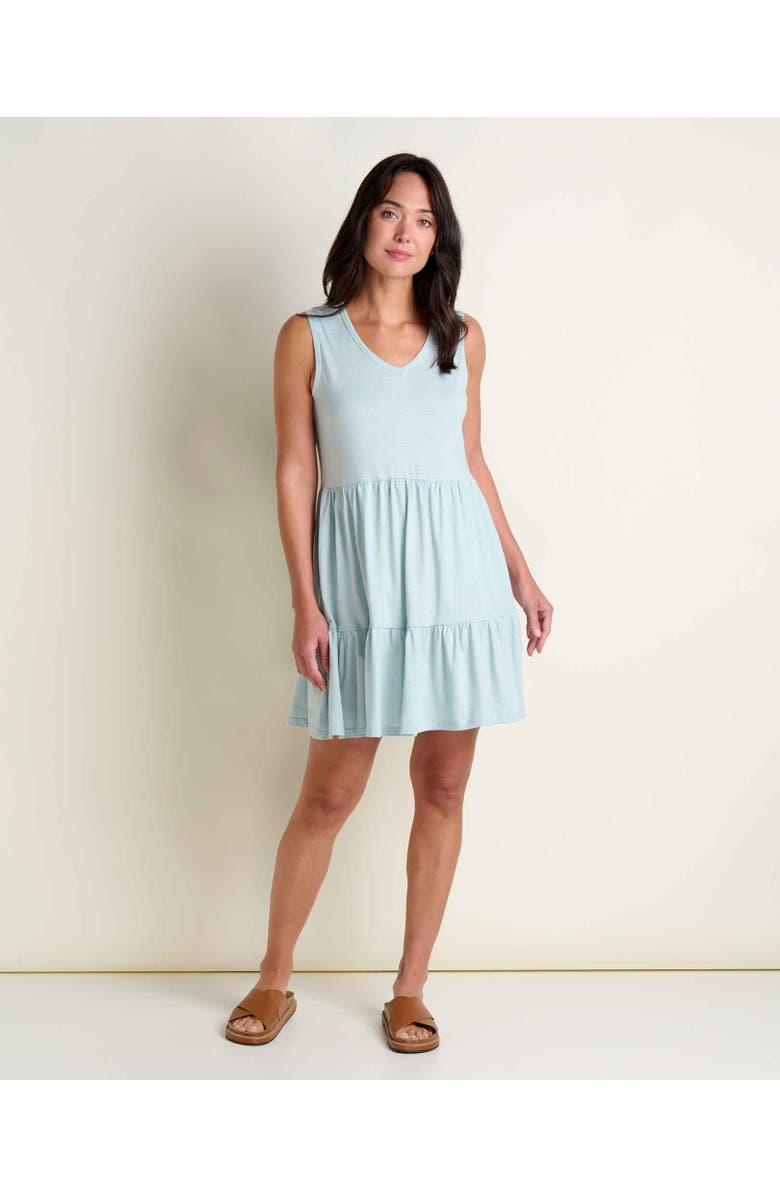 Toad & Co Marley Tiered Tank Dress, Alternate, color, Skyway Pattern