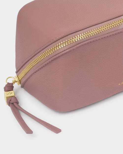 Katie Loxton Fold-out Mirror Makeup Bag In Pink