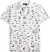 Polo Ralph Lauren Classic Fit Nautical Cotton Mesh Polo