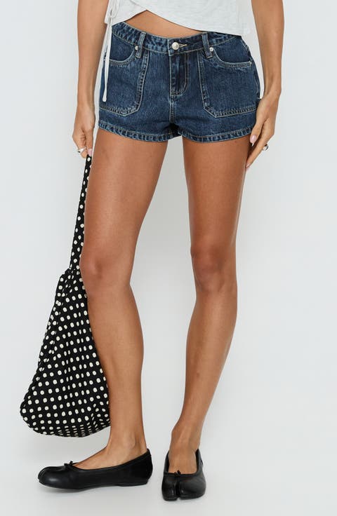 Kirkes Cargo Micro Denim Shorts