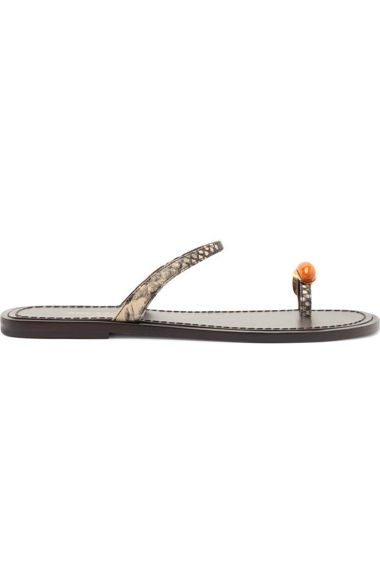 Arezzo Sophie Slide Sandal, Alternate, color, Osso