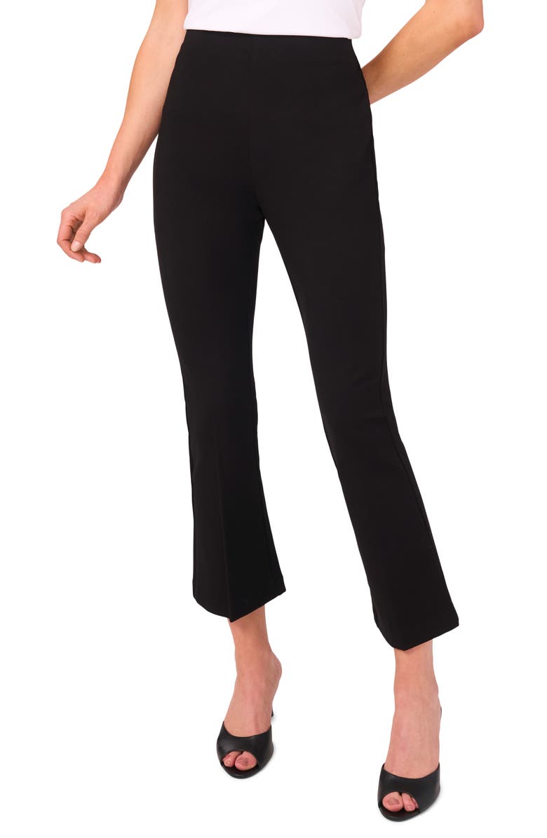 Halogen<sup>®</sup> Kick Flare Leg Pants, Main, color, Rich Black