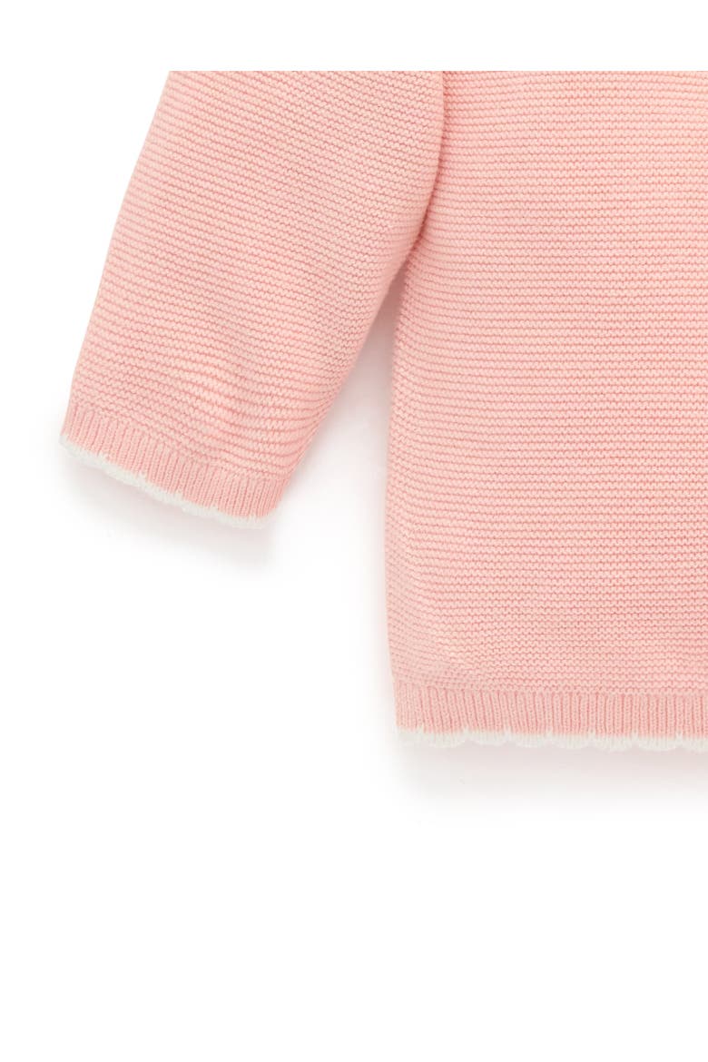 Embroidered Frida Knit Sweater, Alternate, color, Guava Melange