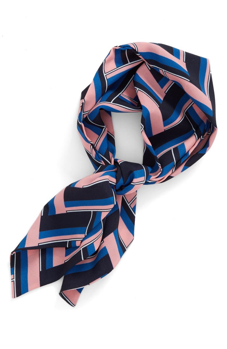 Cara Chevron Skinny Scarf, Main, color, 