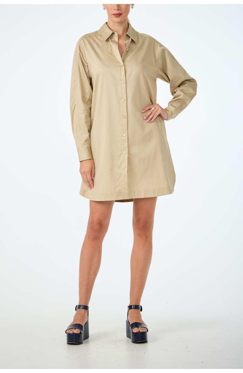 Trina Turk Marx Shirt Dress, Main, color, Biarritz Beige