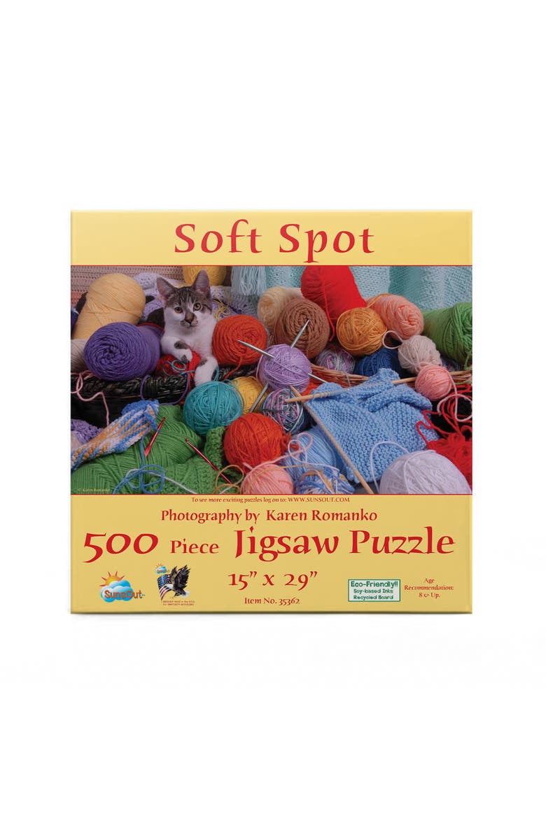 Sunsout Soft Spot 500 piece Jigsaw Puzzle for Adults, Alternate, color, Multicolor