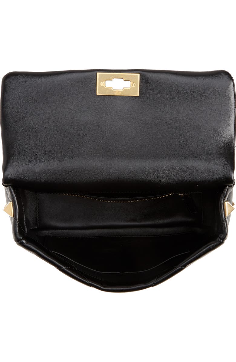 Valentino Garavani Roman Stud Nappa Chain Bag, Alternate, color,