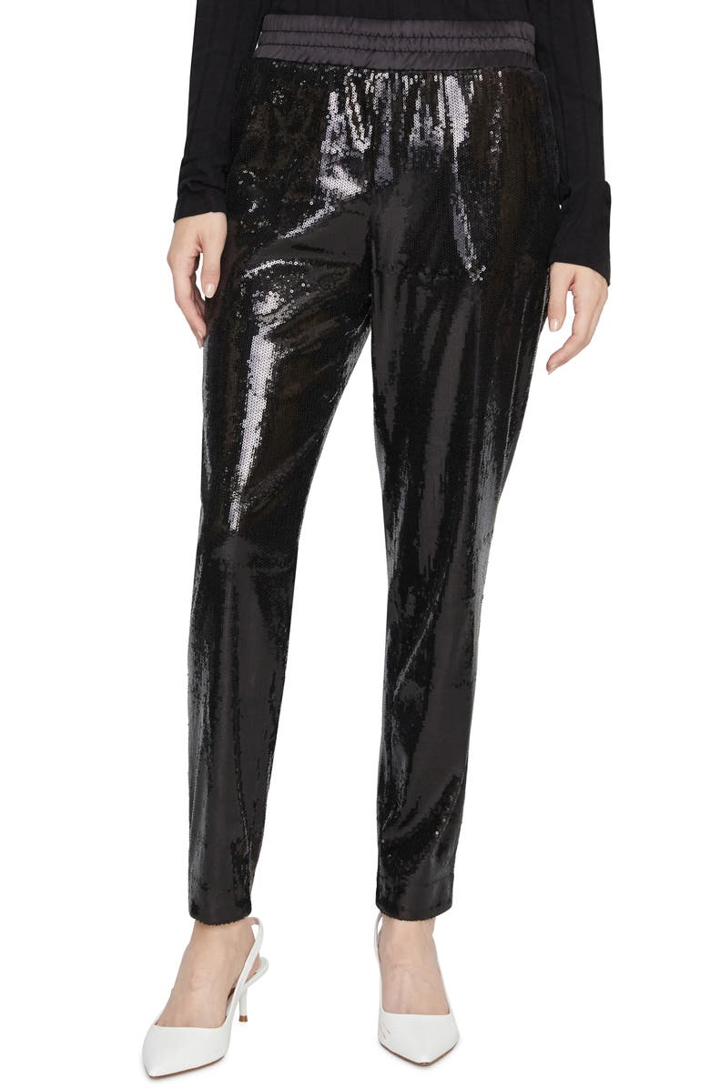 Sanctuary Night Fever Sequin Jogger Pants, Main, color, 