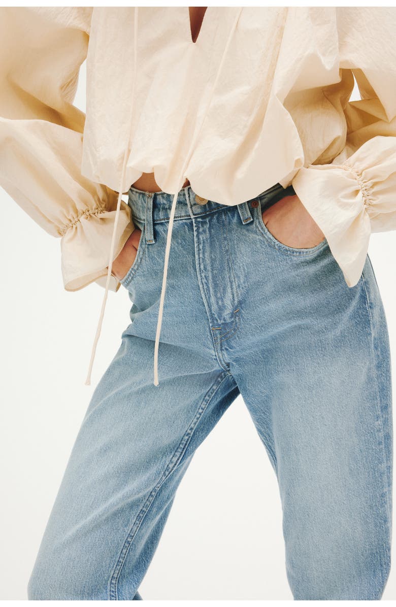 H&M Bootcut High Waist Jeans, Alternate, color, Light Denim Blue