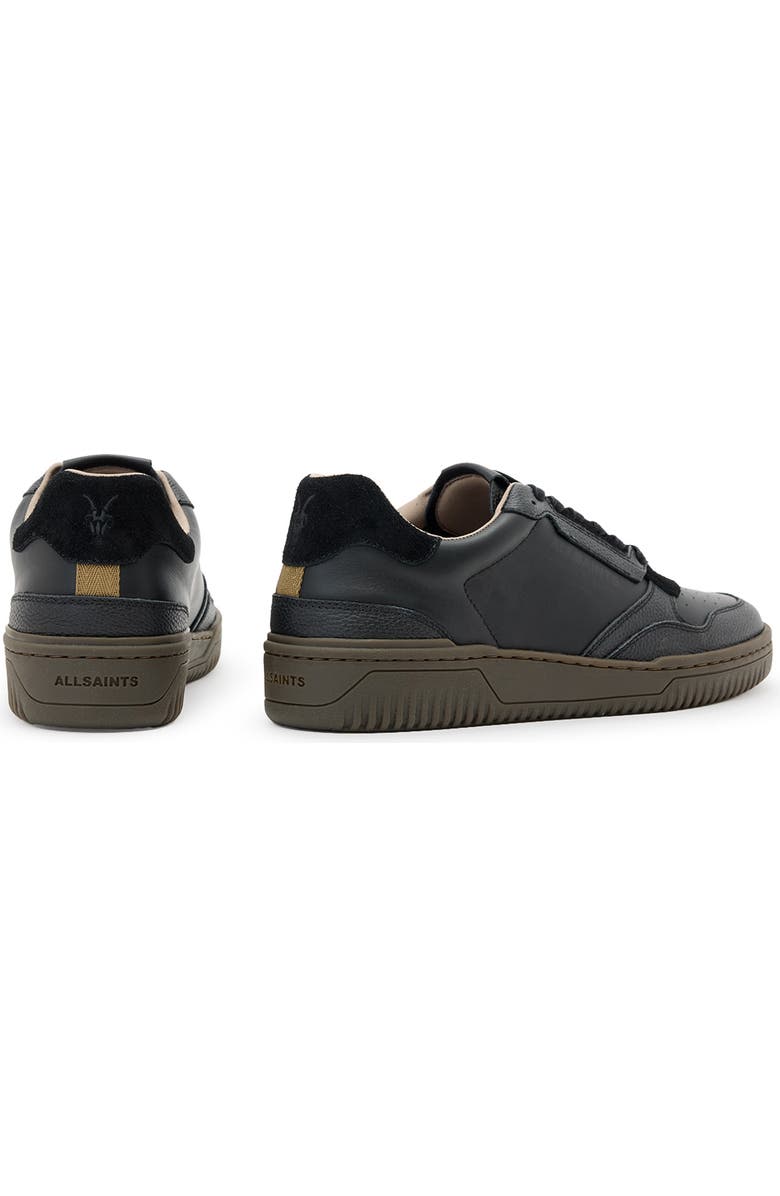 AllSaints Regan Low Top Sneaker, Alternate, color, Black/ Gum