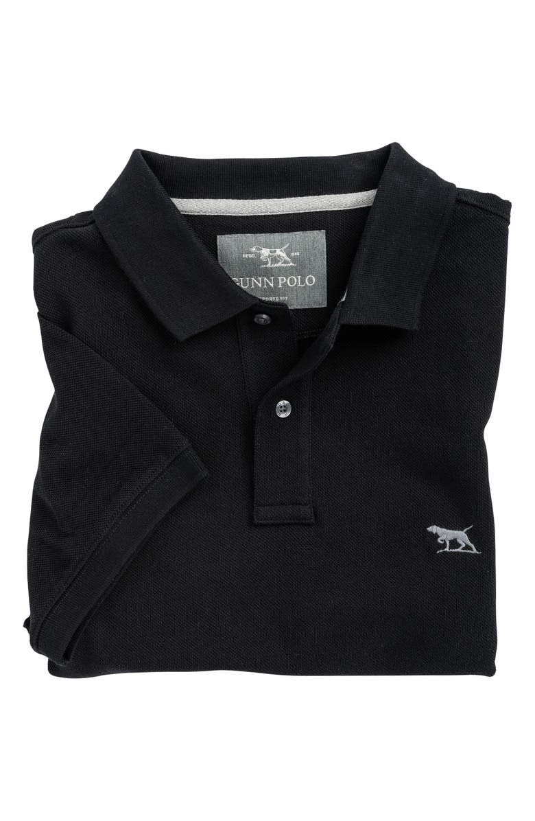 Rodd & Gunn Gunn Piqué Sports Fit Cotton Polo, Alternate, color, Onyx