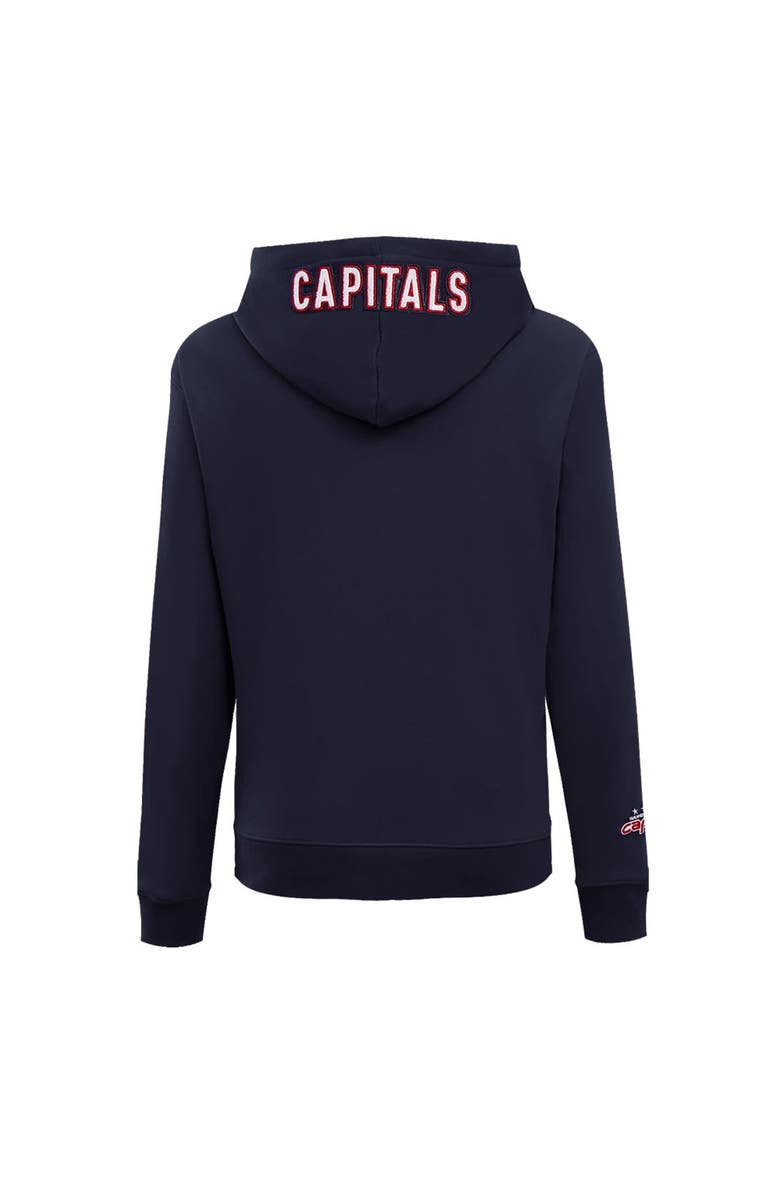 PRO STANDARD Women's Pro Standard Navy Washington Capitals Classic Chenille Pullover Hoodie, Alternate, color, Navy