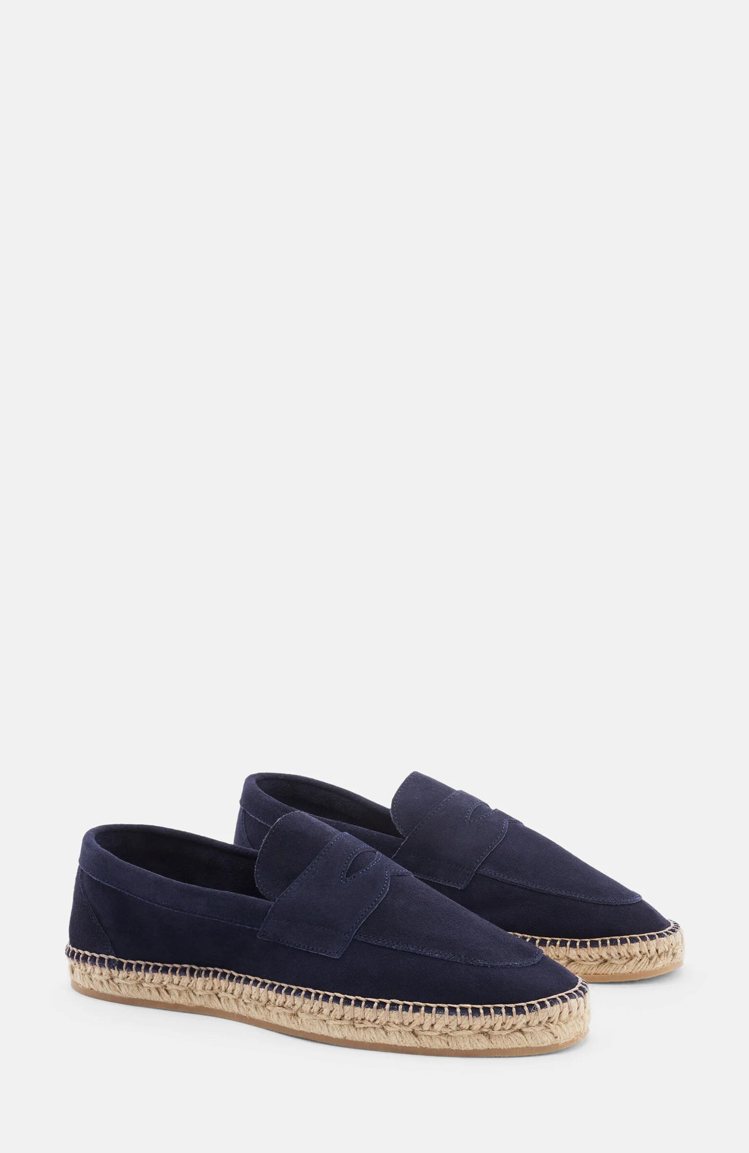 Blue - Suede Leather