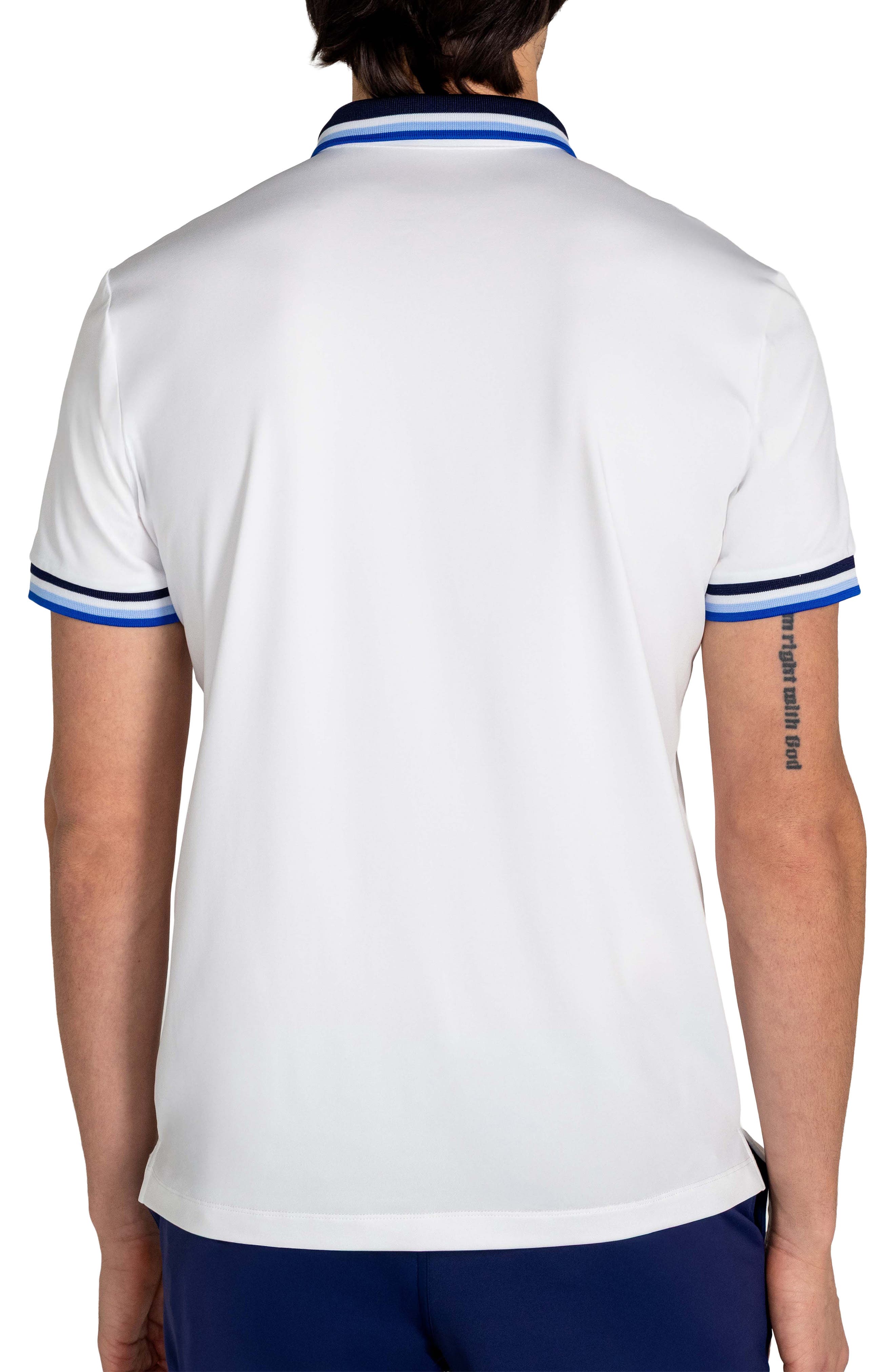 <p>McClure Tipped Performance Golf Polo</p> - image 2