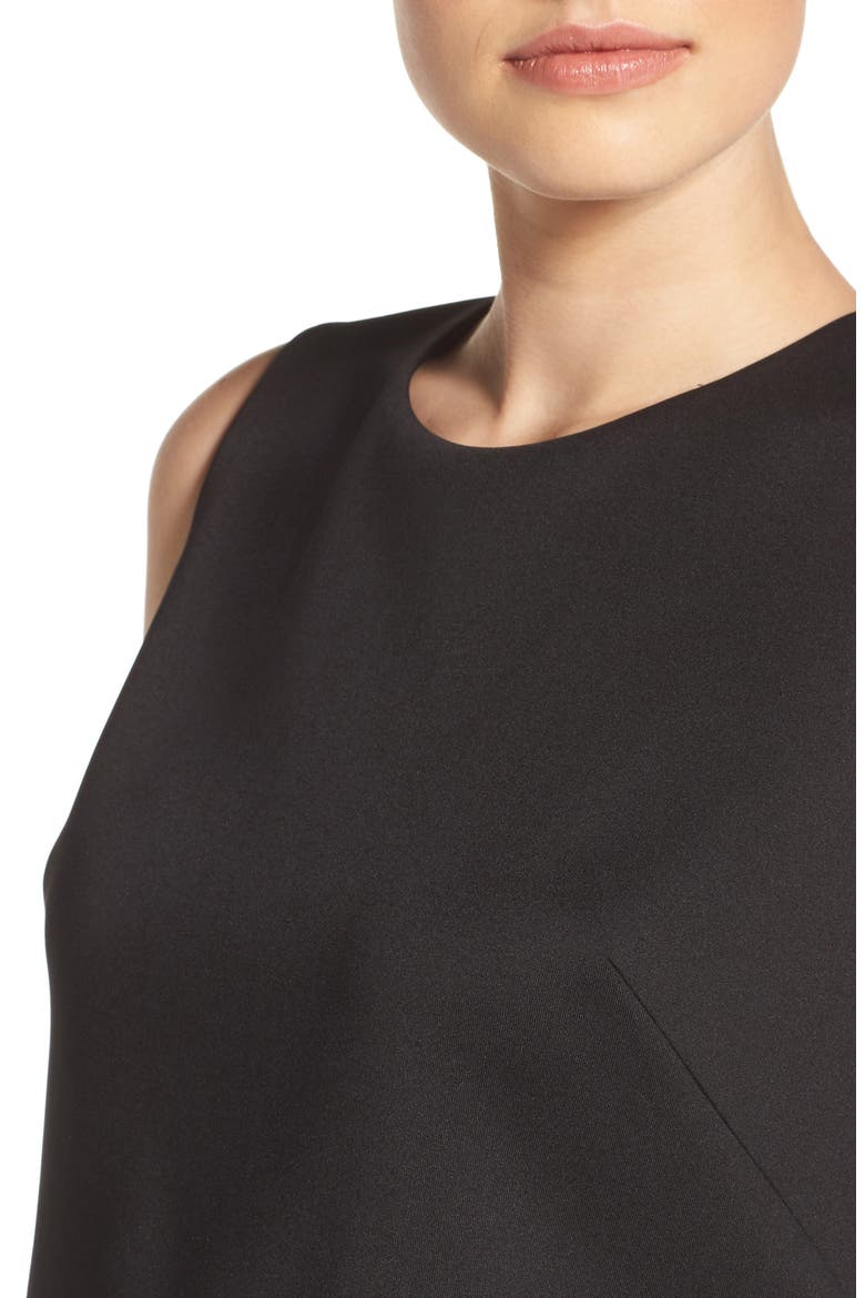 Scuba Crop Top, Alternate, color, BLACK