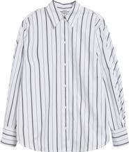 TOTEME Oversize Stripe Organic Cotton Poplin Button-Up Shirt