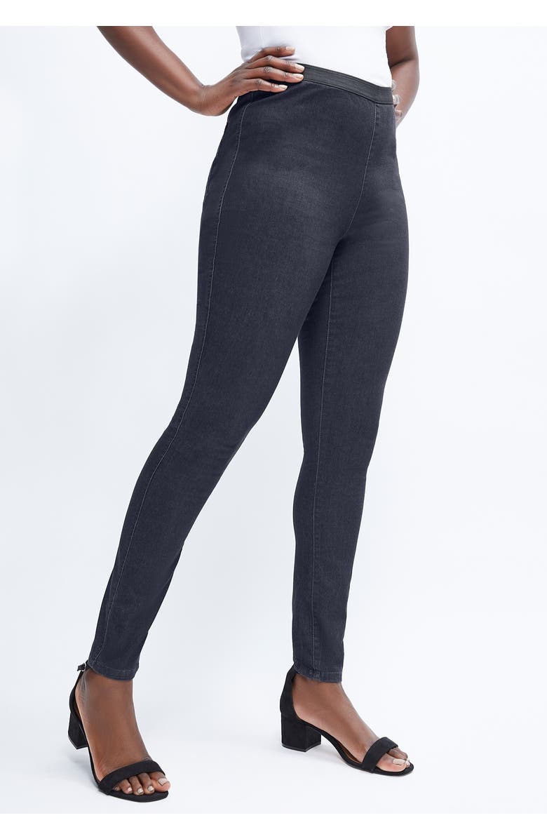 Jessica London Stretch Denim Skinny Jegging, Alternate, color, 