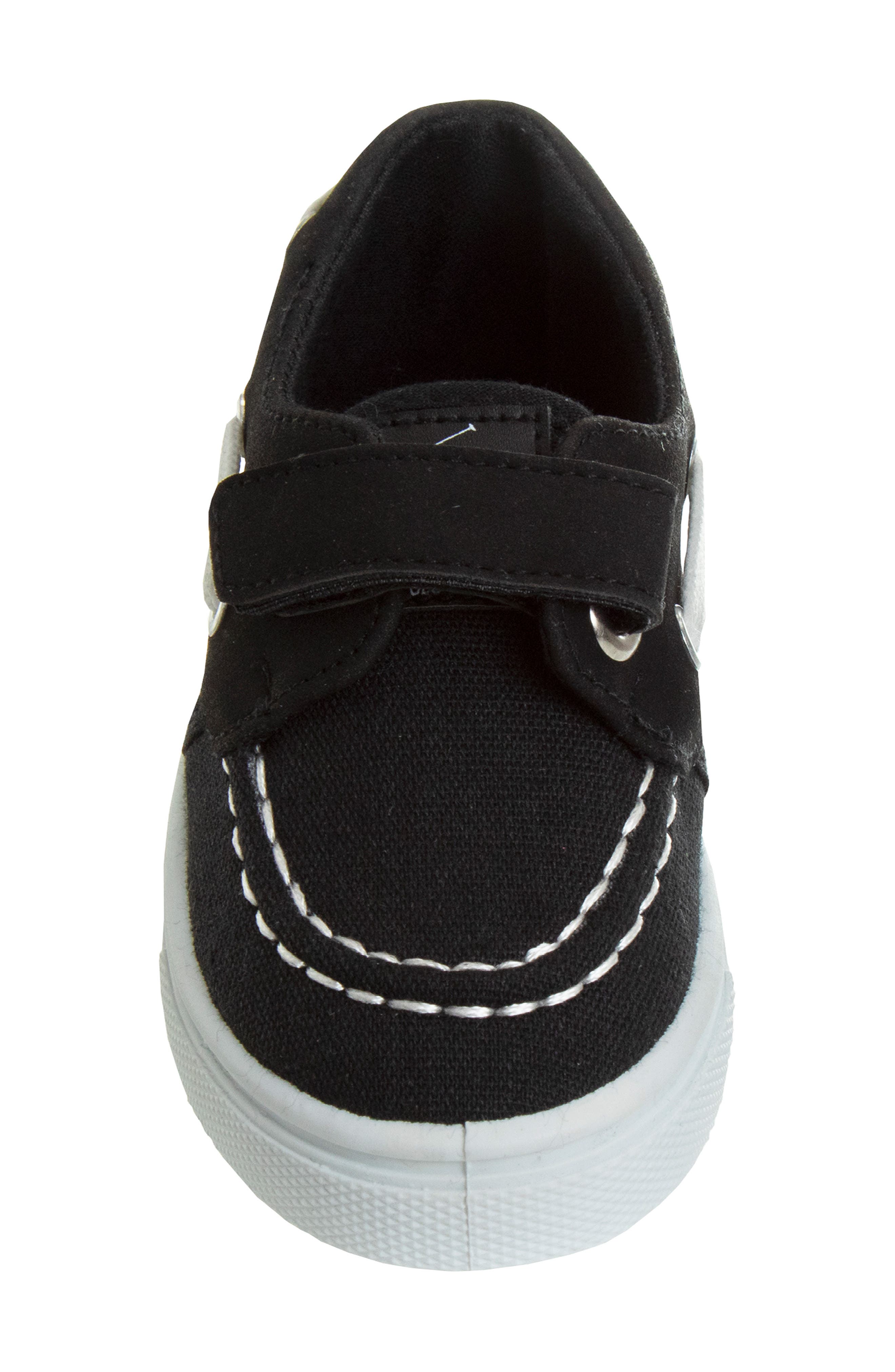 BEVERLY HILLS POLO CLUB Kids' Moc Toe Sneaker, Alternate, color, Black/ White