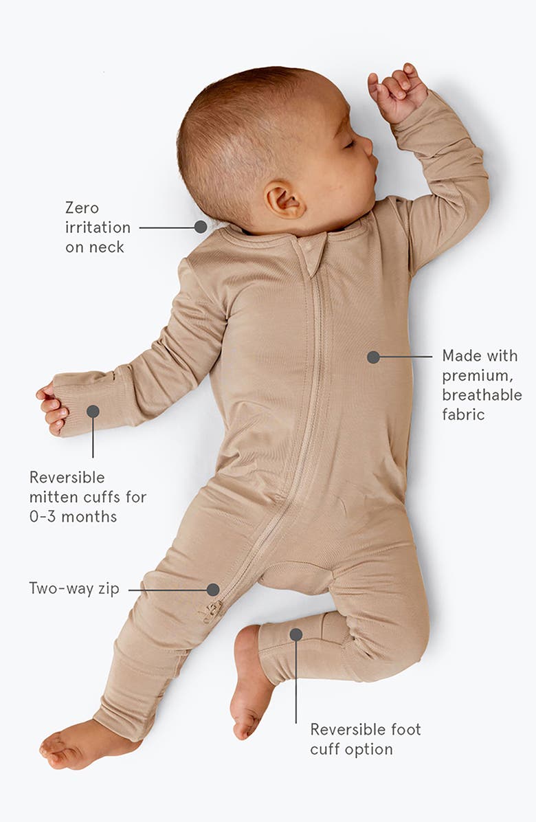 WILDBIRD CloudBlend<sup>™</sup> Footless One-Piece Pajamas, Alternate, color, Sparrow