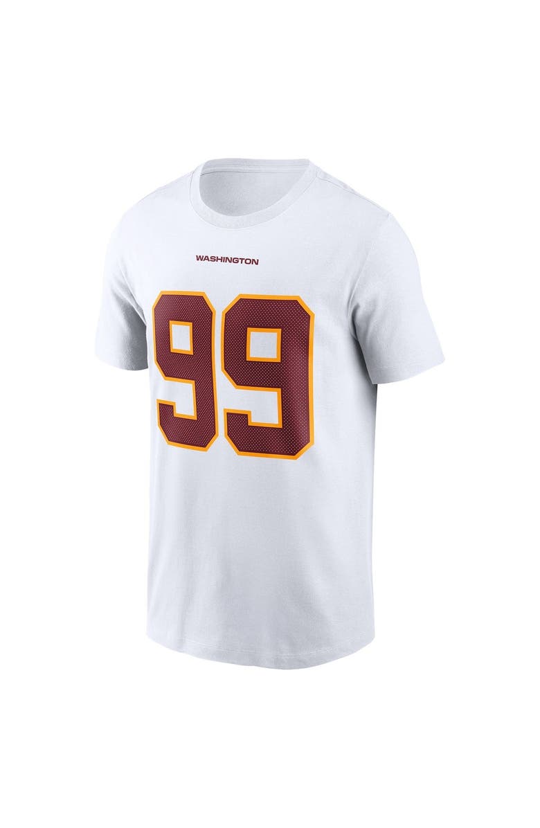 Nike Men's Nike Chase Young White Washington Football Team Name & Number T-Shirt, Alternate, color, 