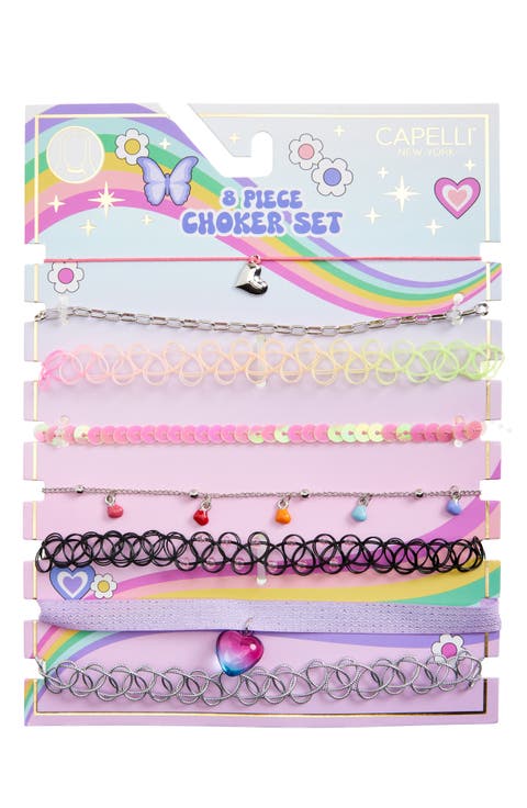 Kids' Assorted 8-Pack Choker Necklaces