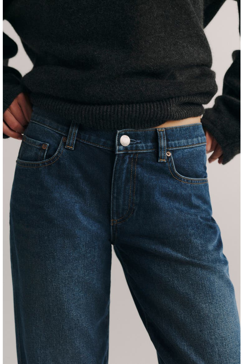 Dakota Slim Straight Leg Jeans, Alternate, color, DRAMA