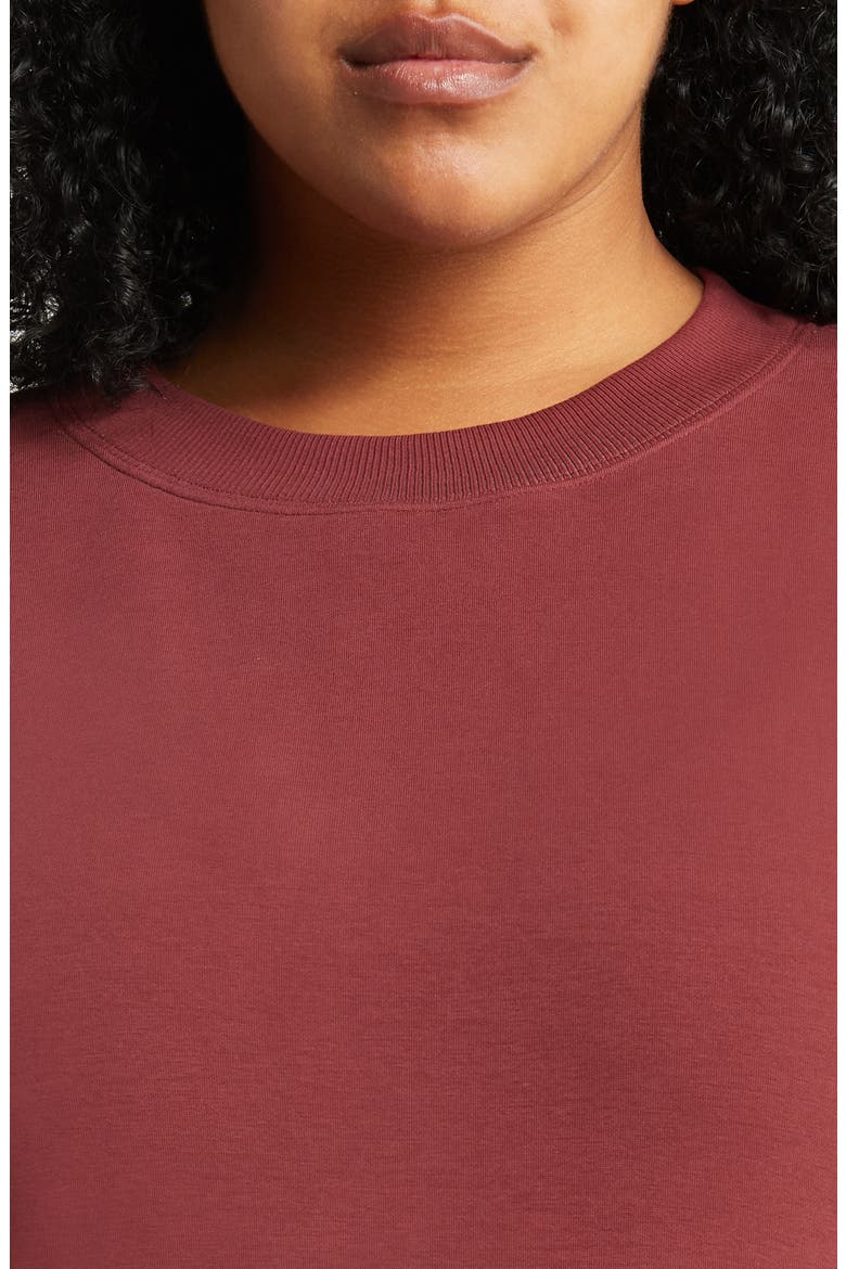Amazing Crewneck Sweatshirt, Alternate, color, BURGUNDY PORT