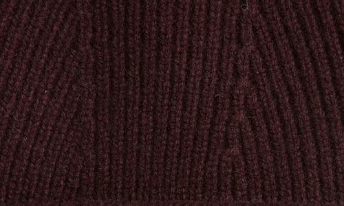 Krost Stripe Wool Beanie In Brown