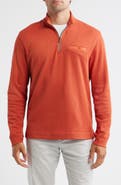 johnnie-O Flame Stitch Quarter Zip Pullover