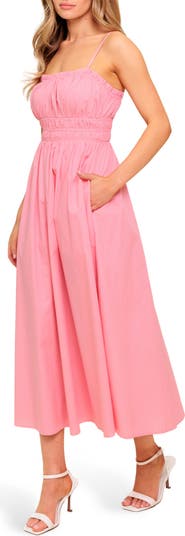Ruched Midi Dress