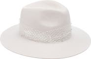 Eugenia Kim Veil Trimmed Wool Fedora
