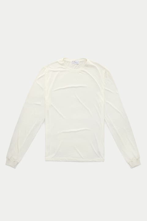 Light Weight viscose Sorona Long Sleeve Crew Neck T-Shirt