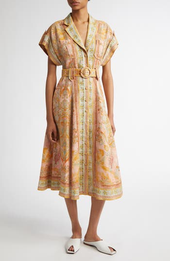 【Zimmermann】Acacia floral linen midi dress Zimmermann Acacia floral linen midi dress Zimmermann