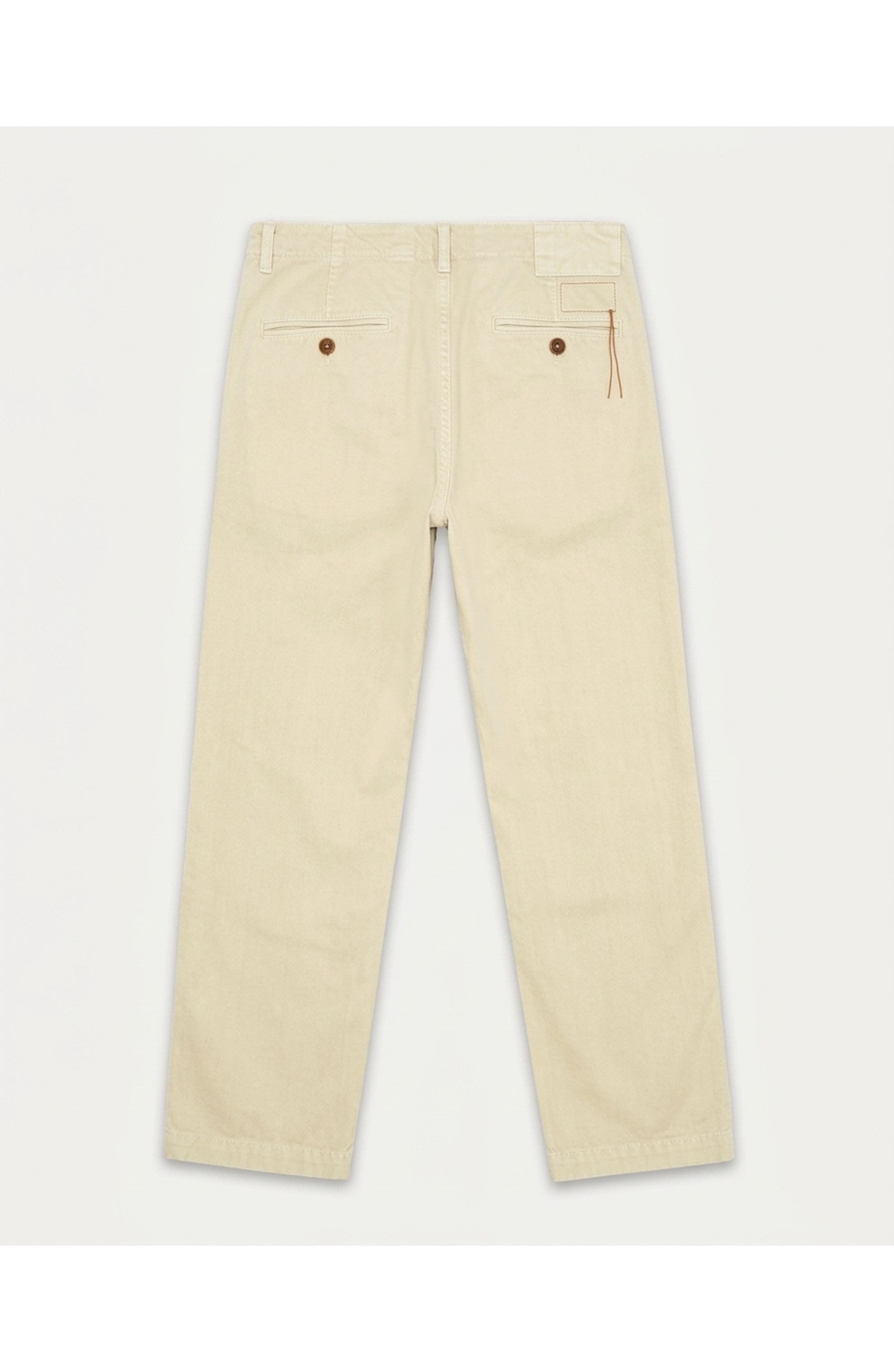 Hector Herringbone Cotton Trousers - image 2