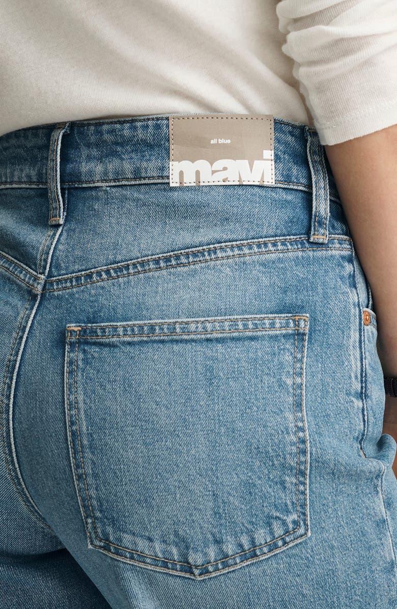 Mavi Jeans Nica High Waist Barrel Leg Jeans, Alternate, color, 