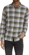 John Varvatos Ross Slim Fit Plaid Button-Up Shirt
