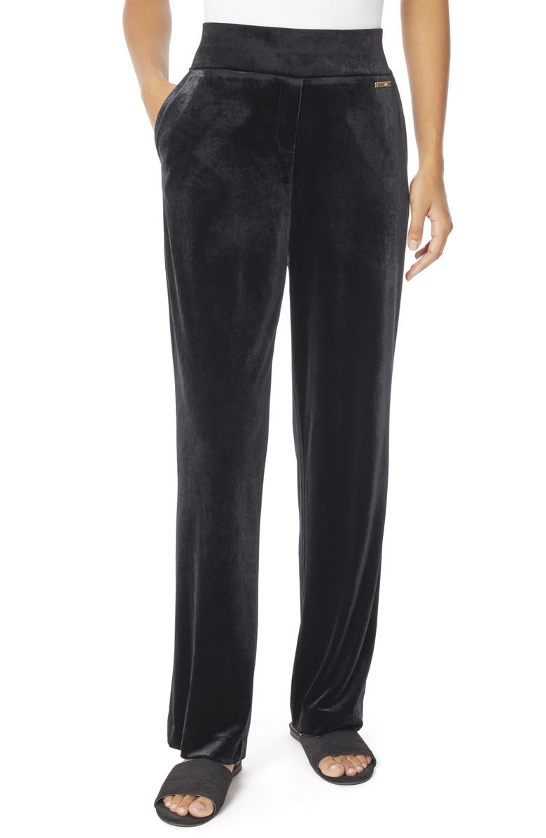 Jones New York Velour Pull-On Pants, Main, color,