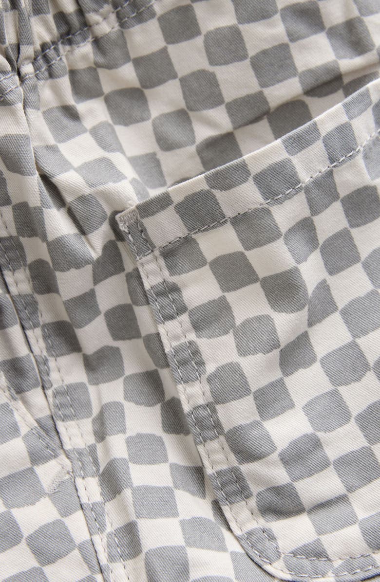 NEXT Kids' Checkerboard Cotton Twill Shorts, Alternate, color, Grey