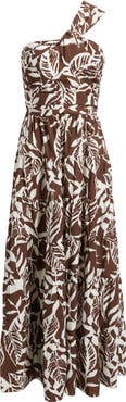 Chelsea28 Twist One-Shoulder Maxi Dress