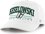 '47 Men's '47  White Brad Keselowski  Roscoe Hitch Adjustable Hat